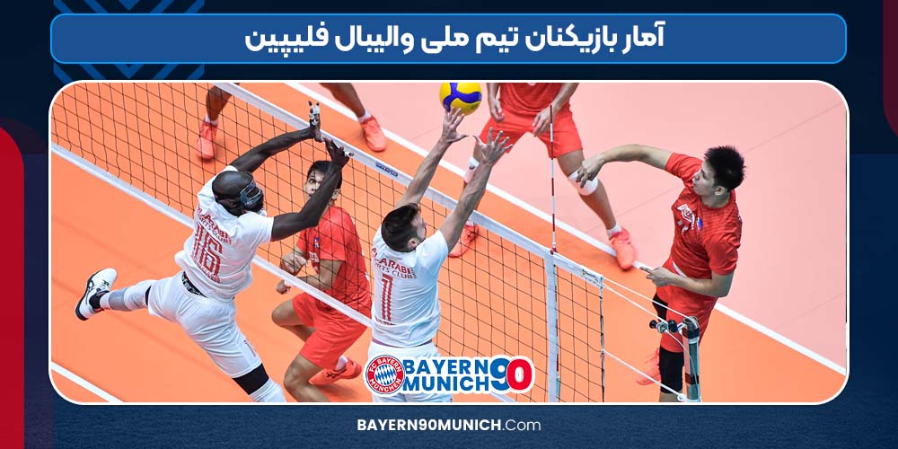 آمار بازیکنان تیم ملی والیبال فلیپین