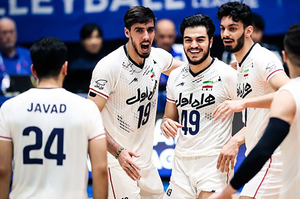 صعود والیبال ایران