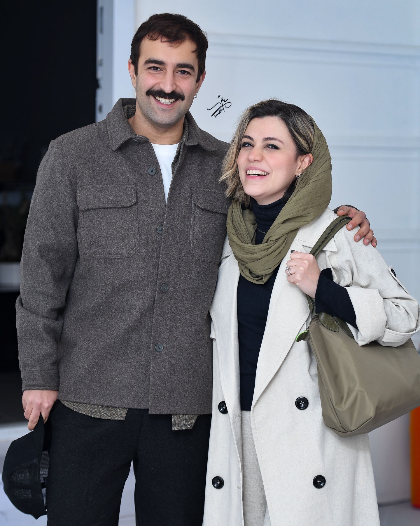 عکس شیدا خلیق و همسرش