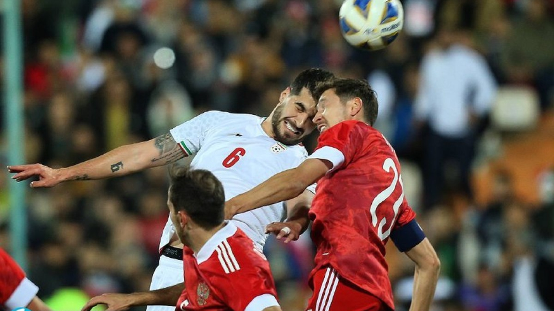 فوتبال ایران روسیه