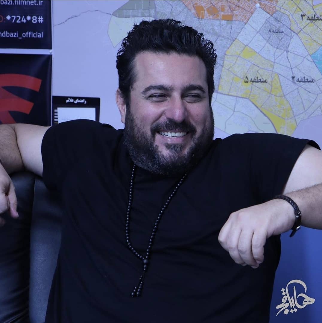 عکس محسن کیایی با بازیگران