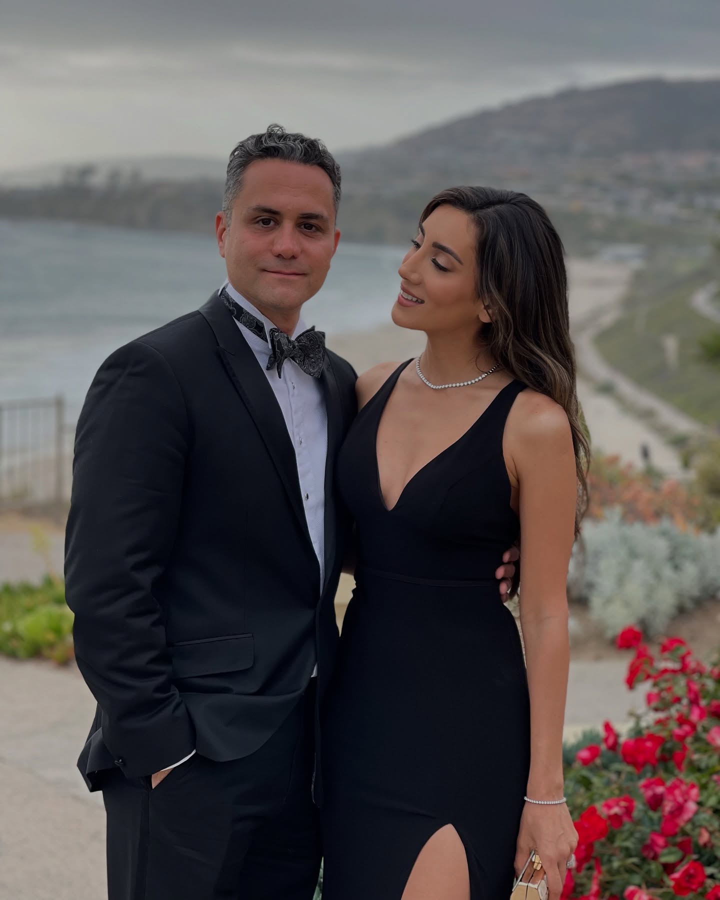 عکس صدف بیوتی و همسرش