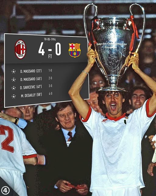 بارسلونا ۰ – میلان ۴