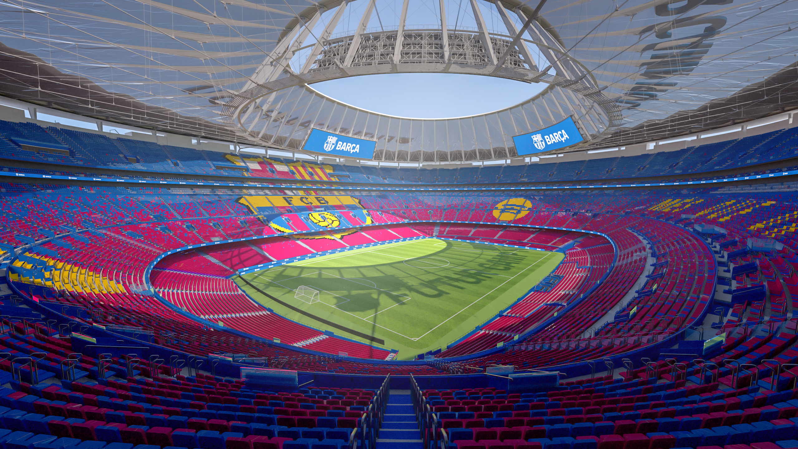 تصاویر اولیه و رندرهای مراسم افتتاحیه بزرگ نیوکمپ جدید تصاویر اولیه و رندرهای مراسم افتتاحیه بزرگ نیوکمپ جدید