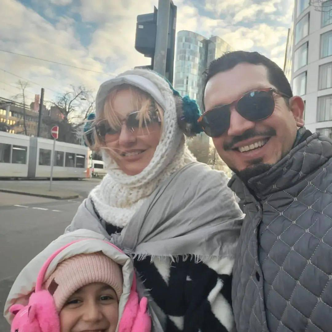 عکس خانوادگی مهناز افشار عکس خانوادگی مهناز افشار