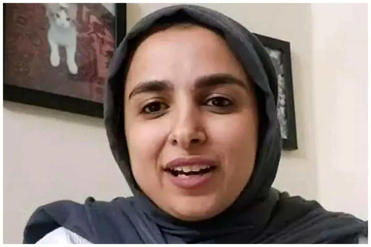 عکس زینب موسوی در مسابقه خندوانه 