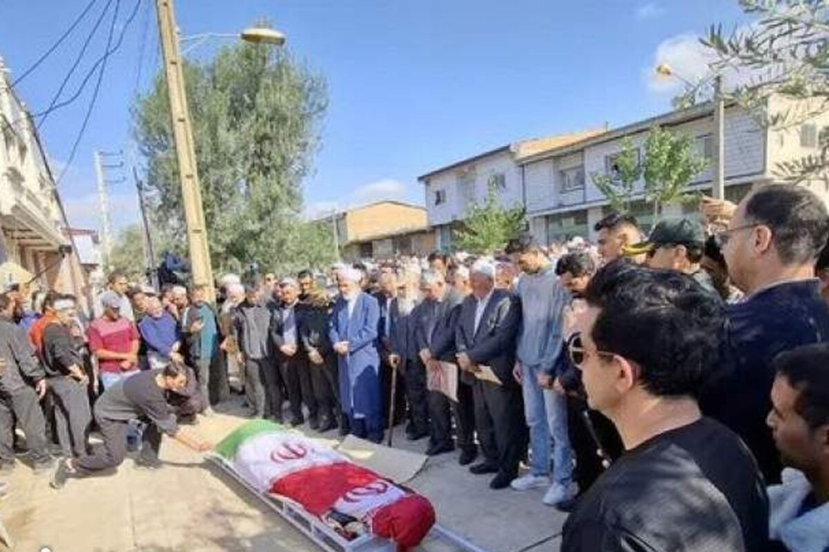 مراسم عزاداری و سوگواری در روستای قانقرمه برای صابر کاظمی 