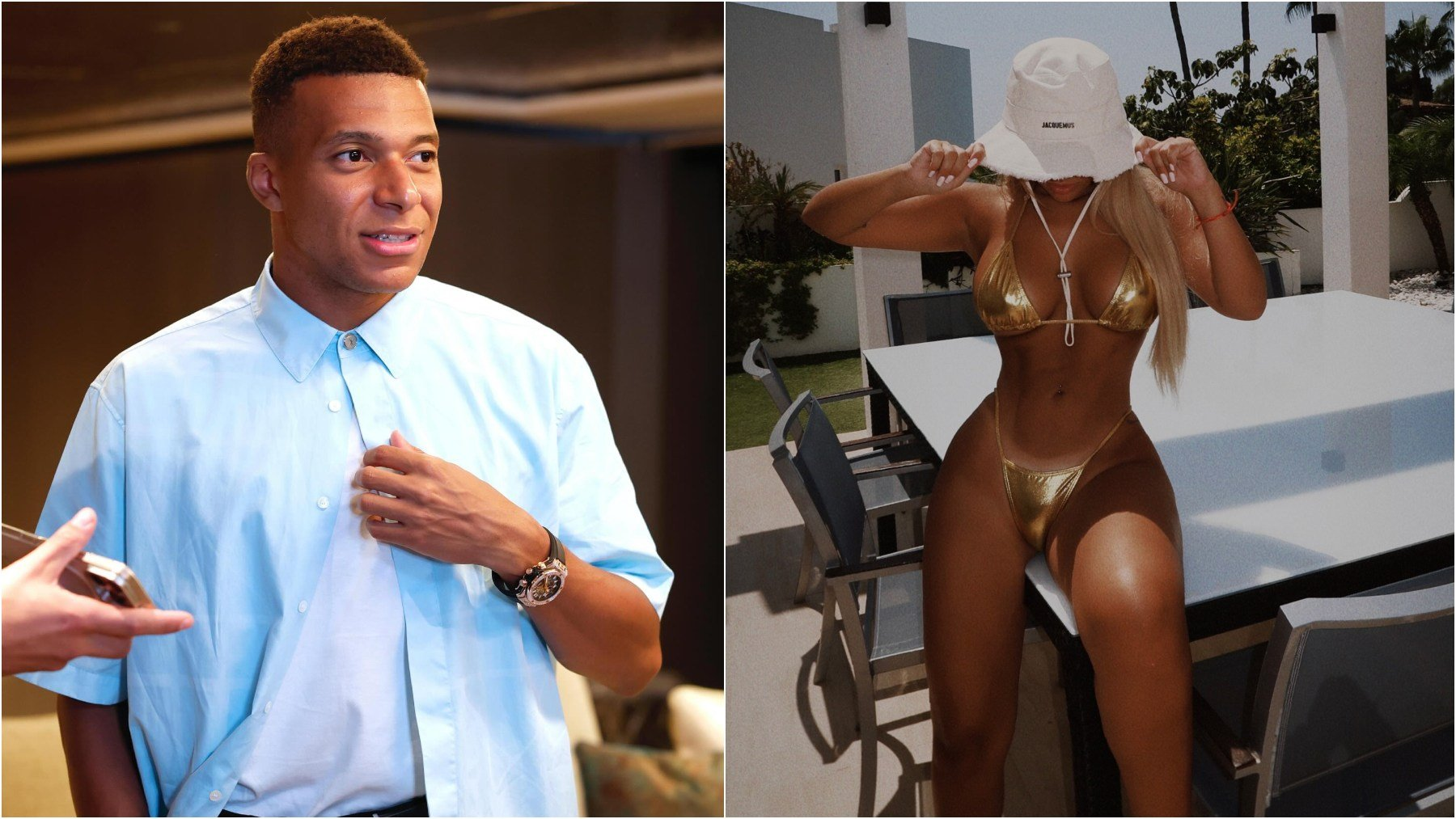 کیلیان امباپه و ماریا آگیلار مدل اسپانیایی کیلیان امباپه و ماریا آگیلار مدل اسپانیایی