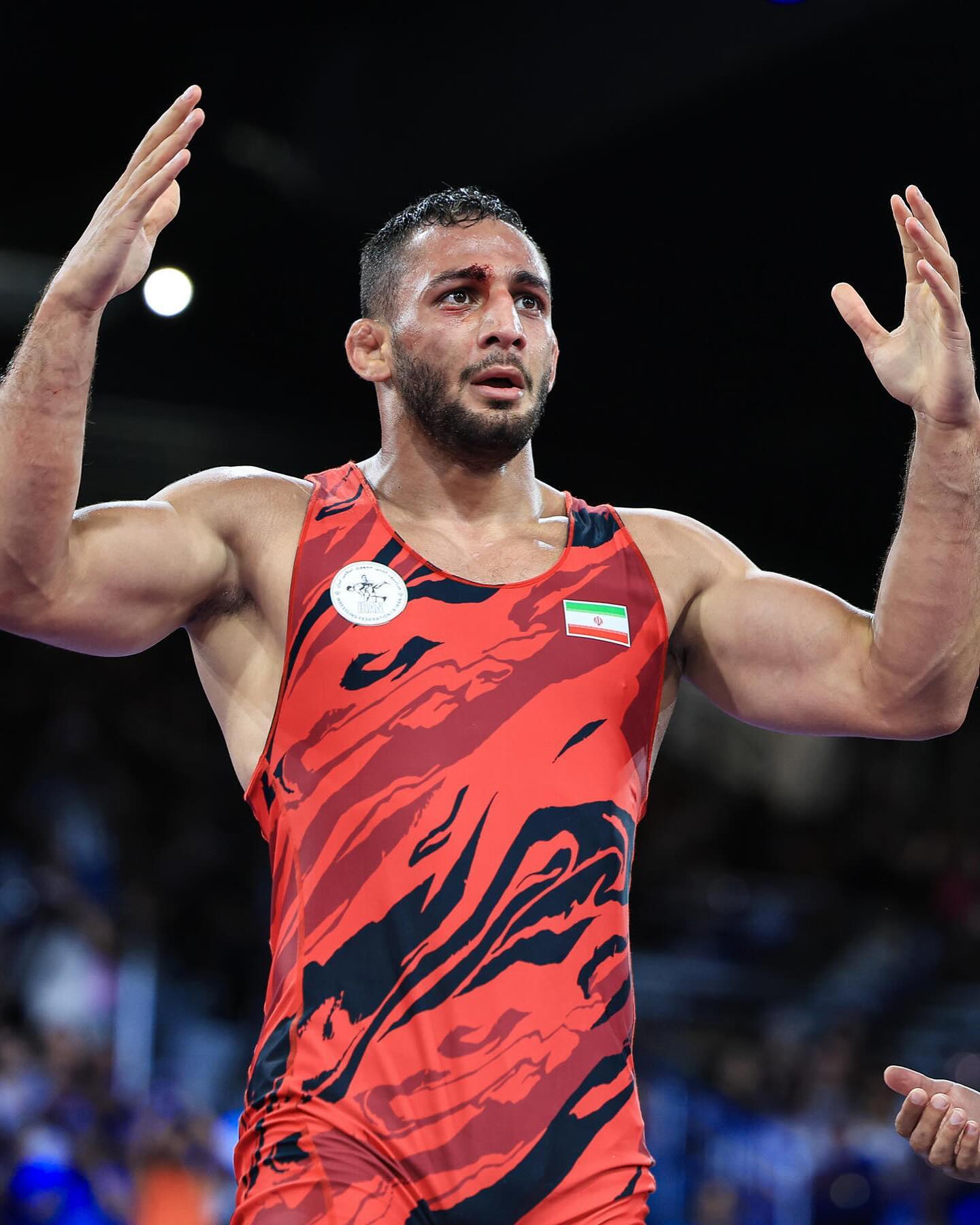 امیر علی اذر پیرا کشتی گیر