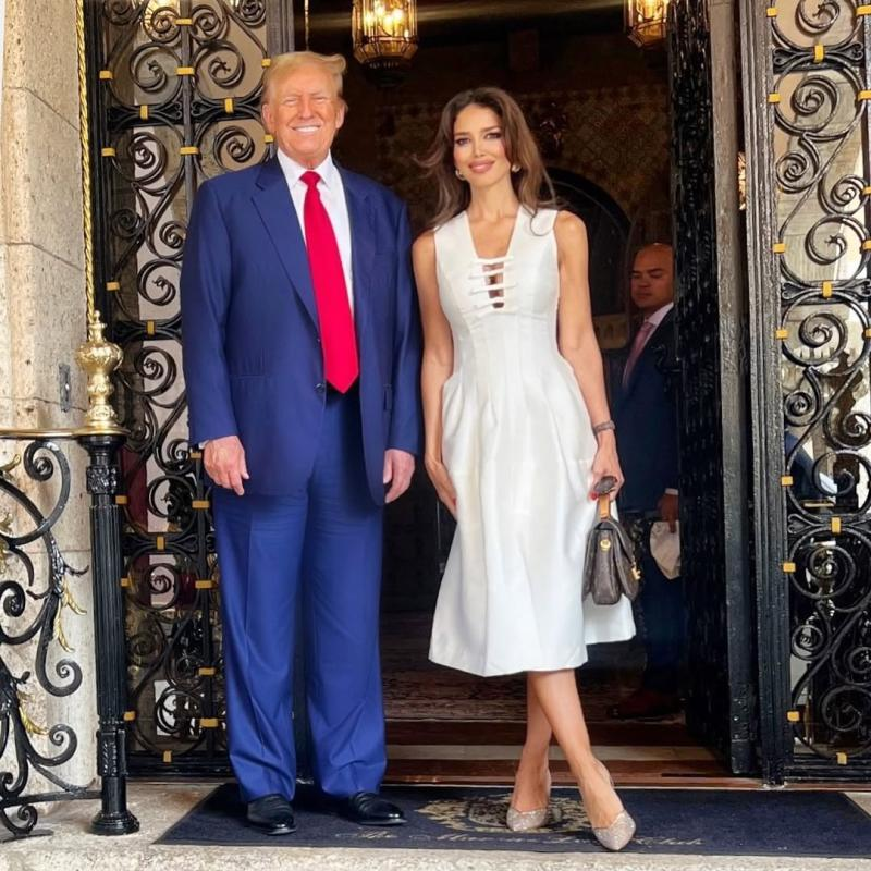 سحر بی نیاز و دونالد ترامپ سحر بی نیاز و دونالد ترامپ