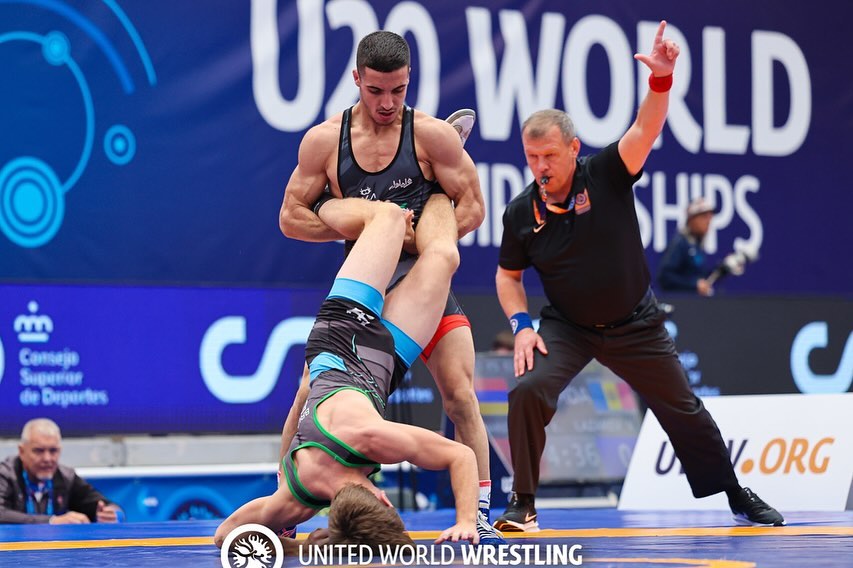 ابراهیم خواری در فینال جوانان جهان