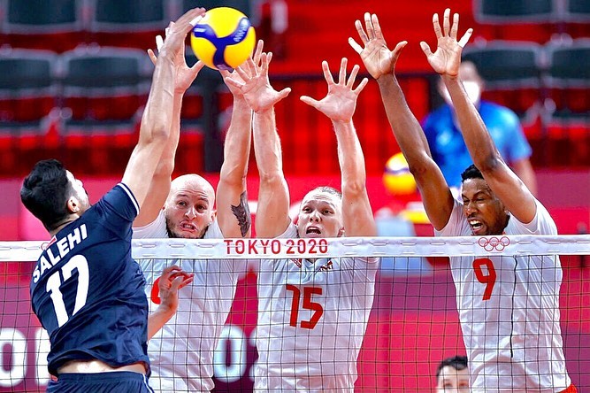 عکس جذاب میثم صالحی والیبالیست