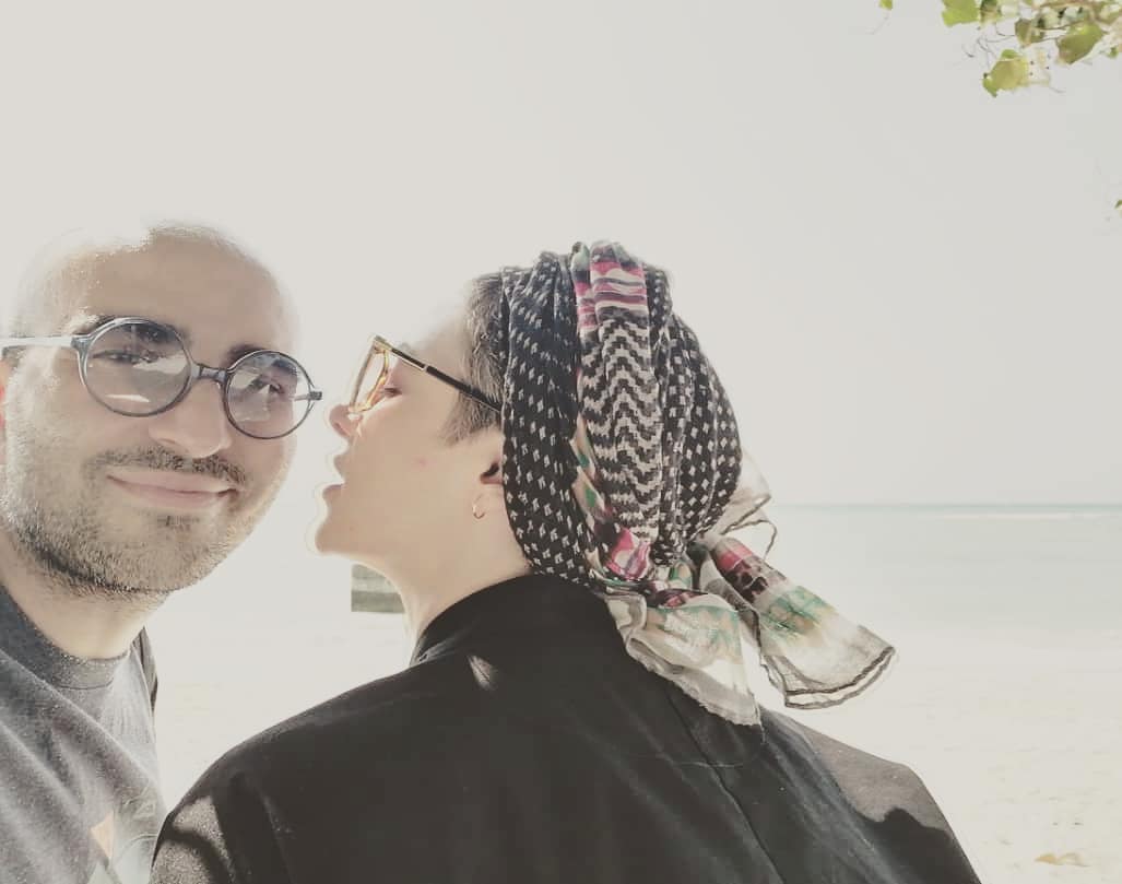 عکس ویدا جوان و همسرش