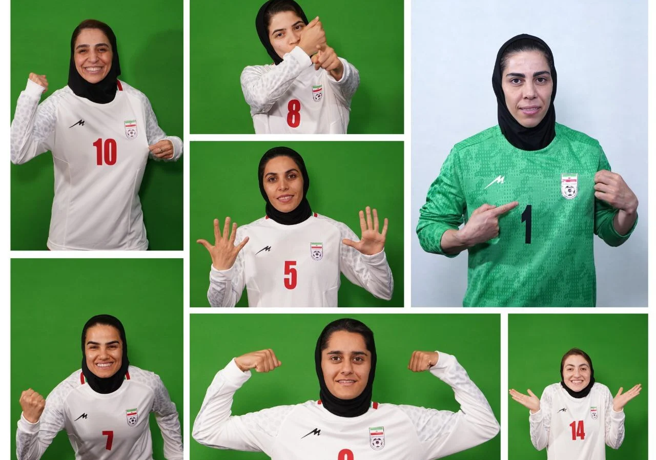 عکس بازیکنان تیم ملی فوتسال بانوان ایران