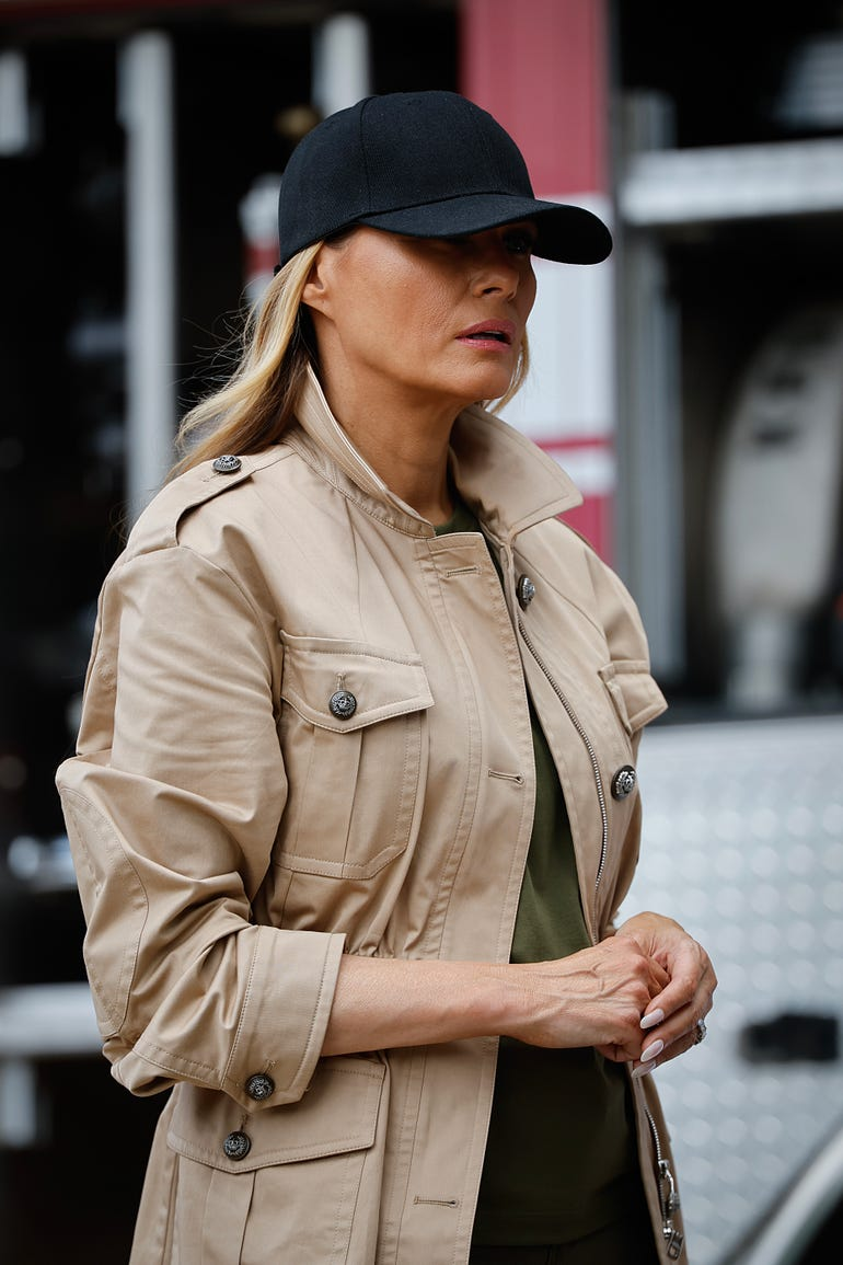 ژاکت تگزاسی ملانیا ترامپ